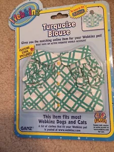Webkinz Turquoise Blouse - Picture 1 of 1
