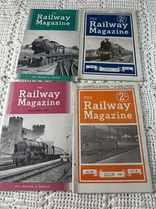 Railwayana Vintage Booklets The Railway Magazine 1949 x 2 1960 x 2 - Picture 1 of 4