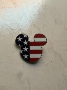 Disney Pin Mickey Mouse Amerikanische Flagge Epcot USA - Bild 1 von 7