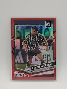 2023-24 Panini Donruss Soccer, Federico Chiesa Juventus, Red /299 - Picture 1 of 2