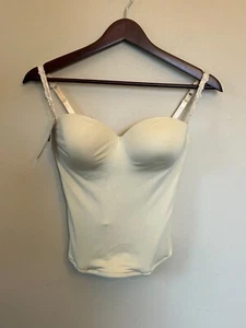 NWT Le Mystere Seduction Bridal Collection Bustier Ivory 34D - Picture 1 of 14