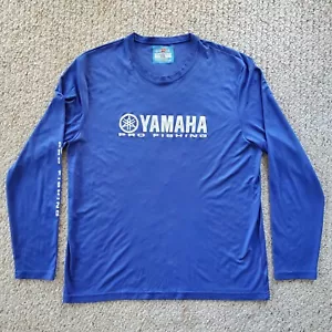 Yamaha Pro Fishing Blue Long Sleeve Polyester T-Shirt Men's 2XL - Picture 1 of 15