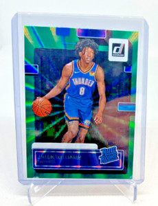 2022-23 Donruss Rated Rookie JALEN WILLIAMS RC Green Holo Laser #212 Thunder