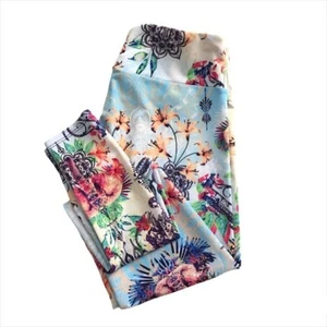 Onzie Women’s Bali Soft Elephant Floral 7/8 Low Rise Leggings Size XS - Picture 1 of 11