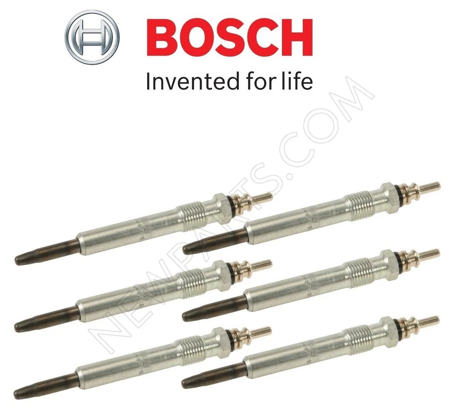 Set of 6 For Mercedes Benz W210 E300 1996-1999 Bosch Diesel Glow Plug 0250201038 - Image 1 of 1