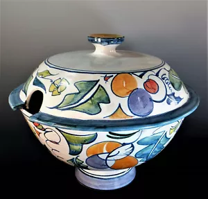 STUNNING, HUGE JULIAN BELLMONT MADE TUREEN for the ALDERMASTON POTTERY - Picture 1 of 12