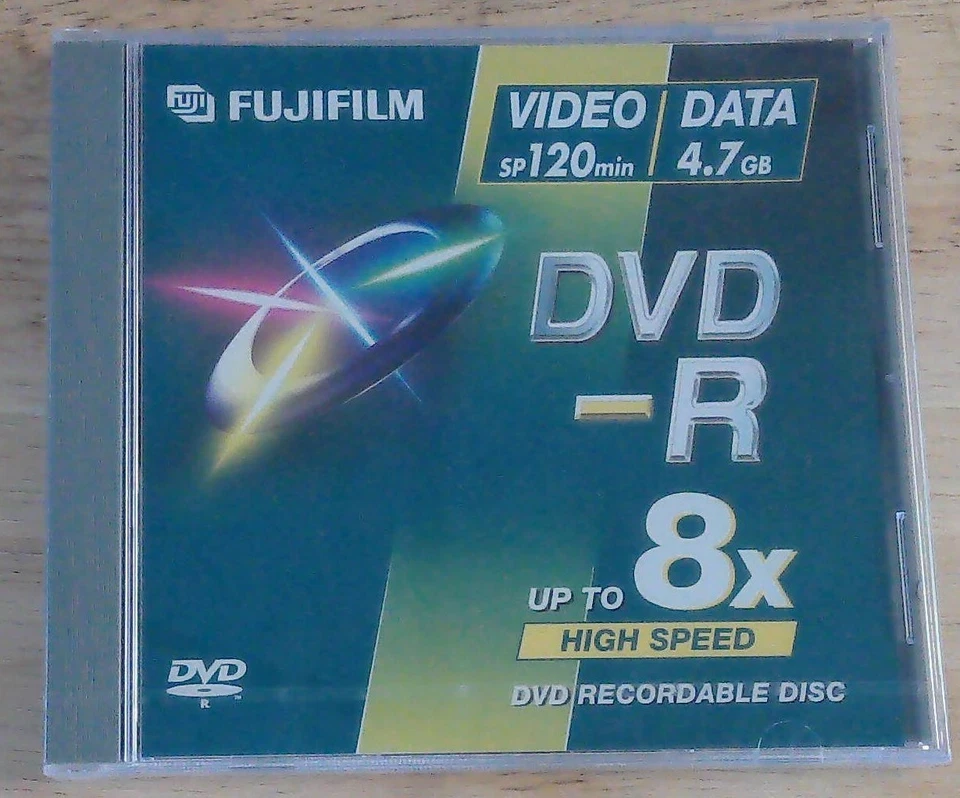 Fujifilm - DVD-R - up to 8x High Speed - Video 120 min - Data 4,7 GB - neu - ovp - Bild 1 von 1