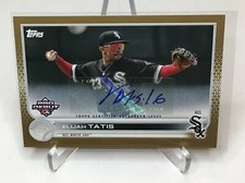 2022 Topps Pro Debut Elijah Tatis Auto Gold /50 #PD124