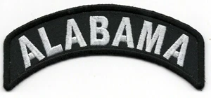 ALABAMA ROCKER iRON oN Patch Patriotic Biker Vest - Picture 1 of 1