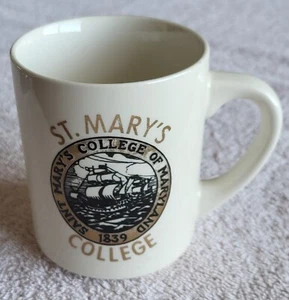 Taza/taza de café St. Mary's College of Maryland, color blanco - Imagen 1 de 4
