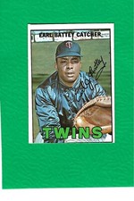 1967 Topps #15 Earl Battey  Twins EX/MT to NM (OC)
