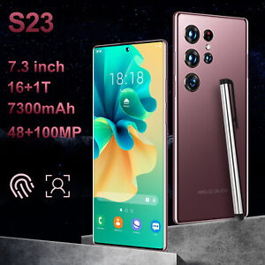 S23 Ultra Unlocked Smartphone Android 128GB Dual SIM Cheap Mobile Phone 6800mAh