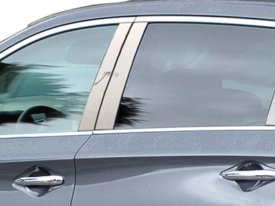 Stainless Chrome Pillar Posts 4PCS QAA Door Trim FOR Infiniti QX60 2014-2020 - Image 1 of 4