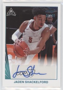 2021-22 Leaf Memories 1990 Base Platinum /99 Jaden Shackelford #BA-JS2 Auto