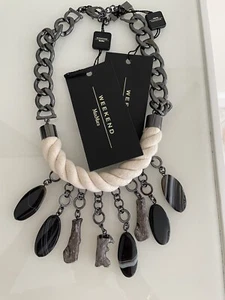New and Authentic Max Mara Weekend Statement Necklace. MSRP $150.00 - Picture 1 of 13