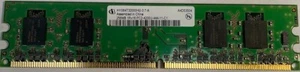 Infineon 256MB HYS64T32000HU-3.7-A 1Rx16 PC2-4200U DDR2-533MHz ECC - Picture 1 of 2