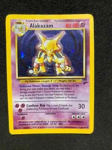 Alakazam 1/130 carta pokemon holo inglese English set base 2 - Foto 1 di 15
