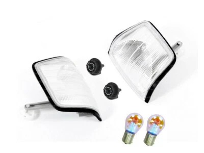 Frecce Anteriori Fanalini Frontblinker Weiss Mercedes 190 W201 Magic Star Hella - Immagine 1 di 4