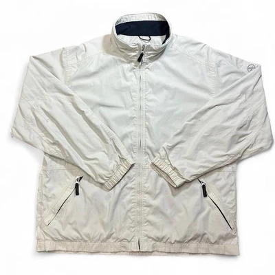 Chaqueta Cortavientos Aigle Para Hombre L Beige Activa Multi Bolsillo Forrada Ligera De Colección Foto 1 de 4