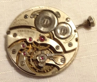 Movimiento Reloj Bolsillo Gruen 17J Suizo Piezas Antiguas 38.4mm Foto 1 de 2