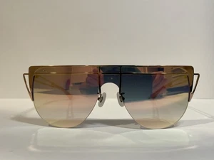 Authentic For Arts Sake Alien AH4 R Gold Metal Flattop Sunglasses Rose Mirrored - Imagen 1 de 5