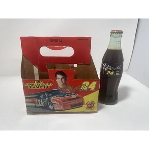 NASCAR-1995-Campeón de la Copa Winston-Jeff Gordon-Coca Cola-Cola paquete de 6 botellas-8 OZ - Imagen 1 de 6