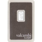2.5 gram Platinum Bar - Valcambi Suisse - 999.5 Fine in Sealed Assay