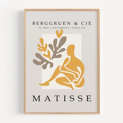Matisse Retro Vintage Museum Art Poster Print A67_ - Image 1 of 4