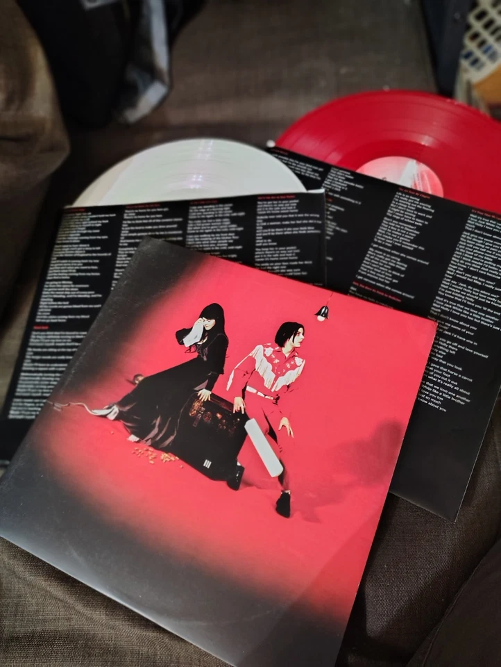 THE WHITE STRIPES Elephant Double LP V2 Red & White Vinyl Garage Blues Rock — 第 1/1 张图片