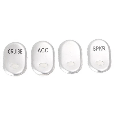 Cubiertas de interruptor de panel de interruptor de acero inoxidable cromadas para Harley FLHTCU y FLHTCUTG Foto 1 de 4