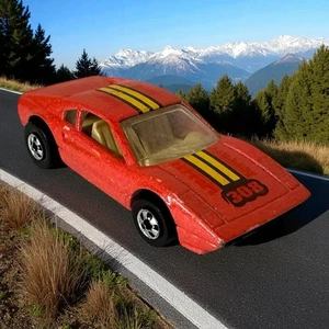 De colección 1977 Hot Wheels Ferrari "Street Beast" Racebait 308 rojo con BWs dorados - Imagen 1 de 11