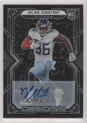 2022 Panini Obsidian Rookies Auto /199 Julius Chestnut #200 Rookie Auto RC - Image 1 of 2