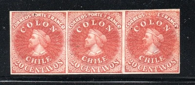 CHILE, 20c. DR. HUGO HAHN, 4M, FILIGRANA ESSTRELLA CHILE, SIN GOMA #NOV10-12 Foto 1 de 2