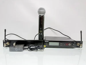 Shure SLX4 H5 Wireless System Receiver & SLX2 MS58 Microphone J3 518-542 MHz - Picture 1 of 10