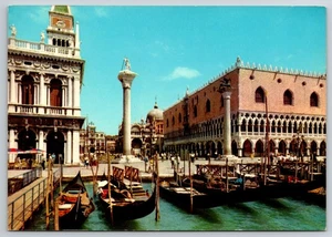 St. Mark Wharf & Ducal Palace, Venice, Italy postcard - Bild 1 von 2
