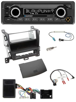 Blaupunkt Bluetooth DAB Lenkrad USB Autoradio für Opel Tourer Zafira ab 2013 jet - Bild 1 von 4
