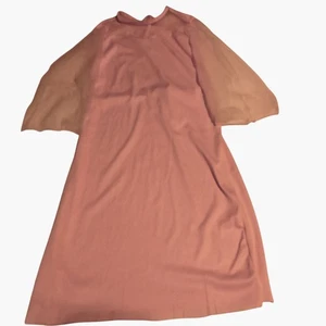 Rubies Pink Princess Dress Sheer Sleeve Tie Waist Halloween Costume Shabby Small - Picture 1 of 6