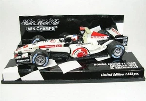 Honda Racing F1 No.11 R.barichello Formula 1 Showcar 2006 1:43 MINICHAMPS Boxed - Picture 1 of 1