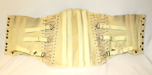 VINTAGE CAMP MID CENTURY BUTTER YELLOW GIRDLE CORSET MODEL 267, SIZE 37