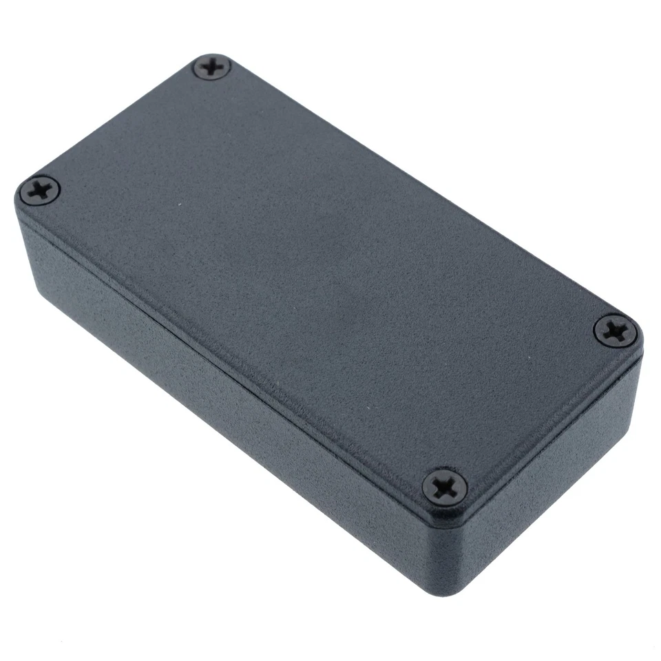 1590GBK Genuine Hammond Black Diecast Aluminium Enclosure Box (100 x 50 x 25mm)