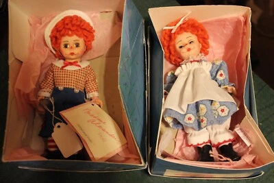 Madame Alexander Mop Top Billy & Wendy Dolls 1994 W/Playtime Stand & Boxes Foto 1 de 4