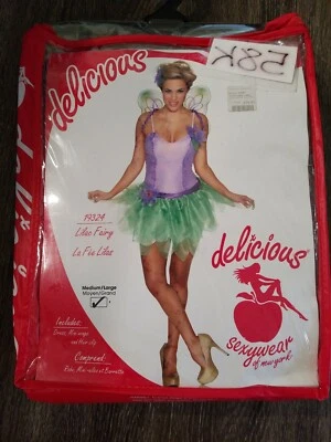 N Adult Sexy Wear Of New York Lilac Fairy Halloween Costume Size M/L - Image 1 of 4