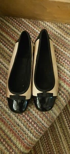 Clarks K women's ballet pumps colourblock camel black - size 3 - Picture 1 of 4