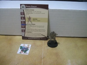 =Dungeons and Dragons DUNGEONS OF DREAD Shade Knight 51/60 with card= - Picture 1 of 1