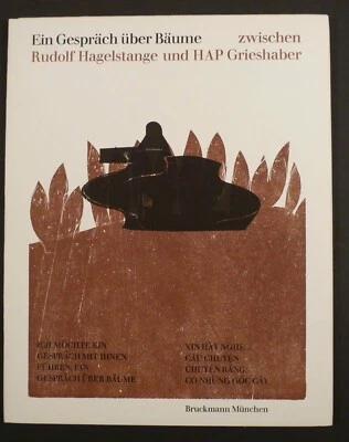 mü3/5  HAP GRIESHABER  Ein Gespräch über Bäume  1970  handsigniert - Bild 1 von 4