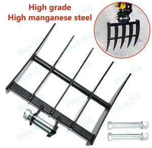Rake Attachments For 1Ton Mini Excavator Small Digger - Picture 1 of 9