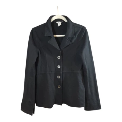 Chaqueta Galería Hard Tail Forever Manga Acampanada en Negro Minimalista Para Mujer Grande Foto 1 de 4