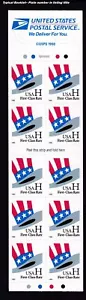 1998 H Rate Hat Sc 3268a MNH (33c) booklet of 10 plate number V1111 - Picture 1 of 2