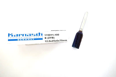 Karnasch Blue-Tec VHM Fräser zylindrisch 12x25mm FRÄSSTIFT Cylinder Shape - Bild 1 von 2