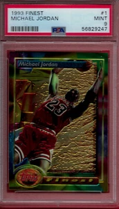 1993 Finest #1 Michael Jordan HOF'er PSA 9 Mint $$$$ (GOAT) - Bild 1 von 2